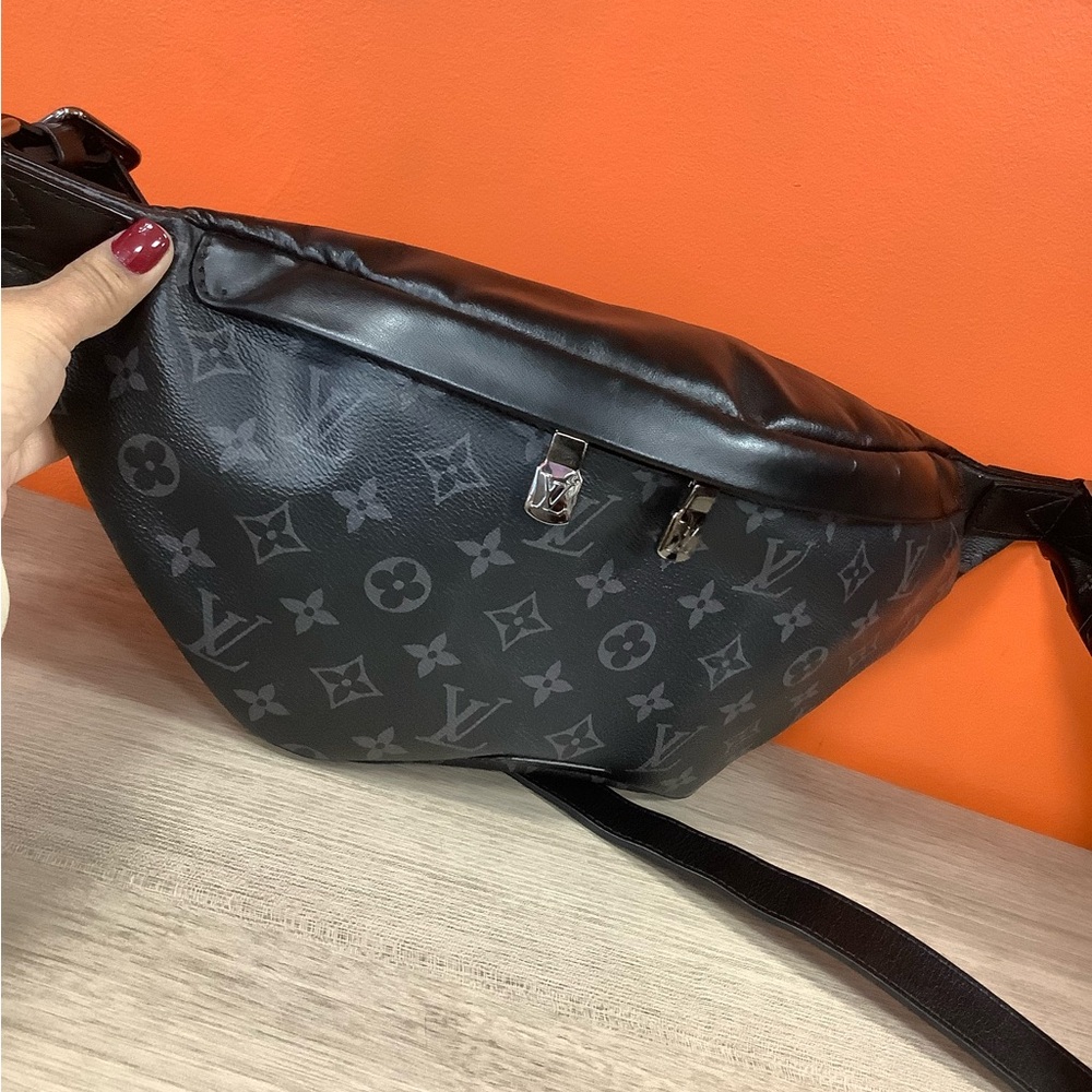 Large Louis Vuitton Monogram Eclipse Bumbag - image 5